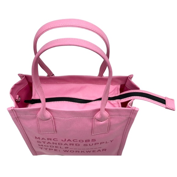 New with Tags Marc Jacobs Candy Pink Large Canvas Tote - Picture 7 of 13